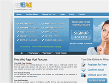 Tablet Screenshot of freewebpagehost.net